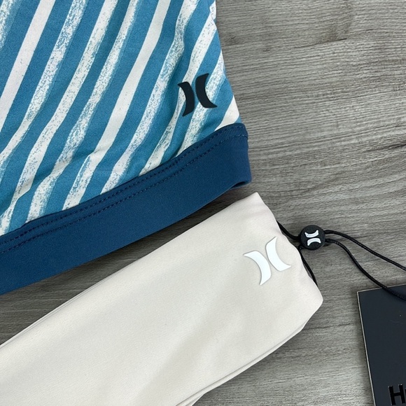 ☀️HURLEY☀️ QUICK DRY HZRD HIGH NECK Q/D HIPSTER BIKINI SET - Picture 9 of 13